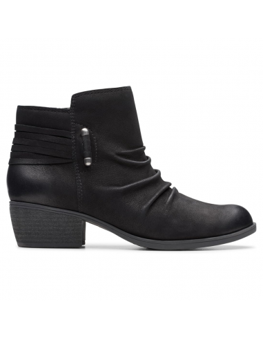 Clarks Charlten Rosa Black Nubuck Boot (Women's) Les êtres humains sont 