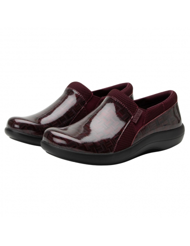 Alegria Duette Wine Block Slip-On (Women's) meilleur choix