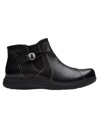 Clarks Certina Joy Black Leather Boot (Women's) Livraison rapide