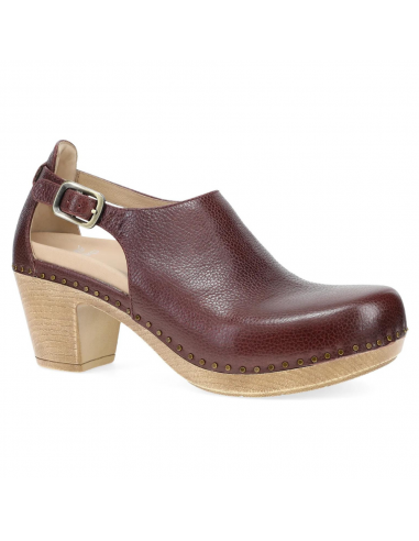 Dansko Sassy Cordovan Milled Burnished Leather Heel (Women's) pas cher