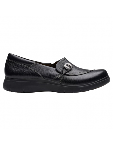 Clarks Certina Ease Black Leather Slip-On (Women's) pour bénéficier 