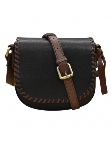 ili New York Urbano Saddle Bag Black/Coffee votre restaurant rapide dans 