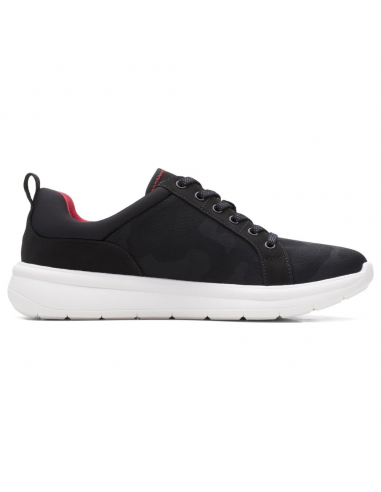 Clarks Ezera Lace Black Knit Sneaker (Women's) shop