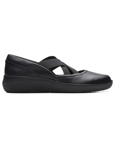 Clarks Kayleigh Cove Black Combi Leather Shoe (Women's) Les magasins à Paris et en Île-de-France