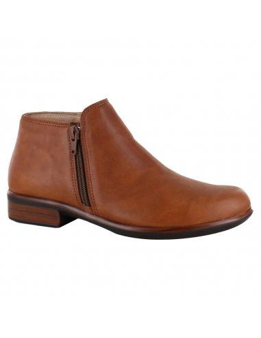 Naot Helm Brown Peanut Leather Bootie (Women's) chez Cornerstreet bien 