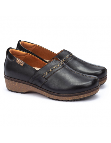 Pikolinos Granada Black Leather Clog (Women's) des créatures d'habitude