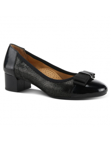 Spring Step Paulette Black Patent Leather Pump (Women's) destockage