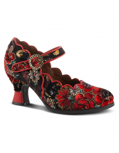 L'artiste By Spring Step Adodora Red Multi Pump (Women's) en stock