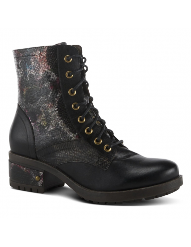 L'artiste By Spring Step Marty-Met Black Multi Leather Boot (Women's) 2 - 3 jours ouvrés.