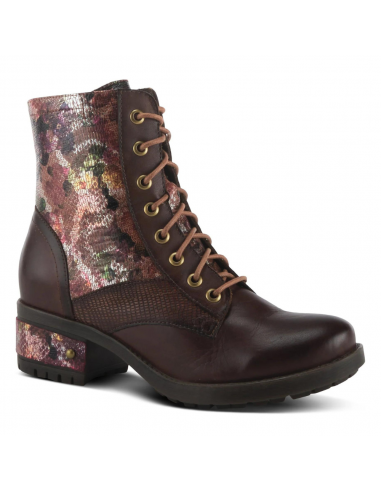 L'artiste By Spring Step Marty-Met Brown Multi Leather Boot (Women's) la colonne vertébrale