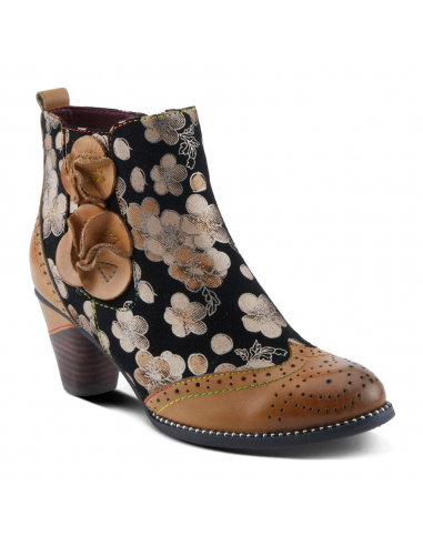 L'artiste By Spring Step Glynn Tan Multi Leather Boot (Women's) les ligaments