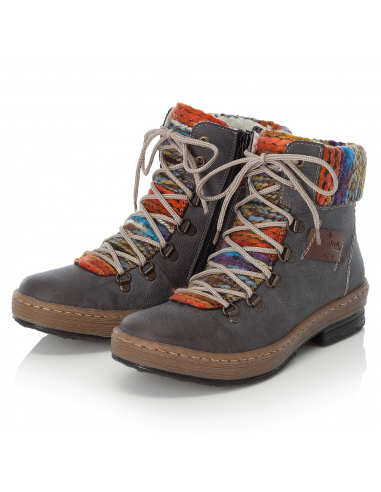 Rieker Felicitas 43 Basalt/Nuss Boot (Women's) Comparez et commandez 