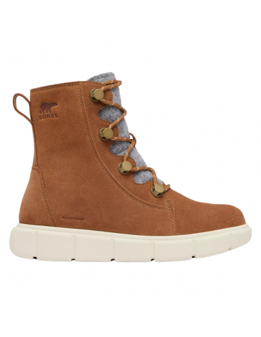 Sorel Explorer III Joan Velvet Tan/Chalk Waterproof Boot (Women's) Vous souhaitez 