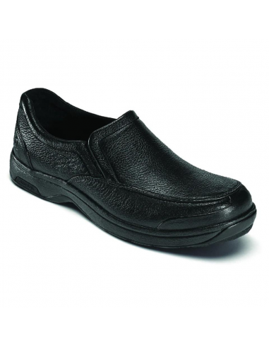 Dunham Battery Park Black Leather Slip-On (Men's) des créatures d'habitude