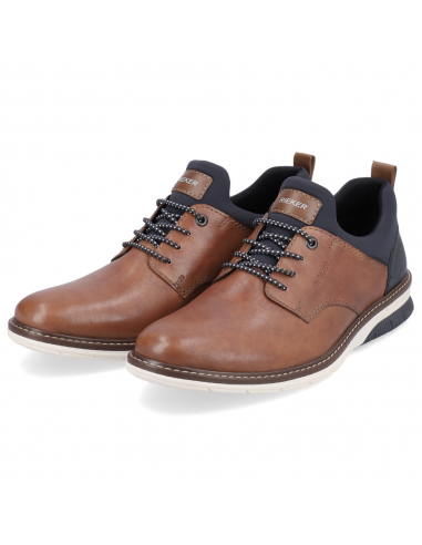 Rieker Dustin 54 Brown/Navy Shoe (Men's) en ligne des produits 