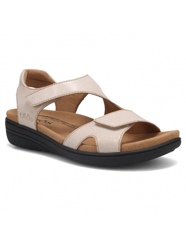 Taos Serene Oyster Leather Sandal (Women's) Par le système avancé 