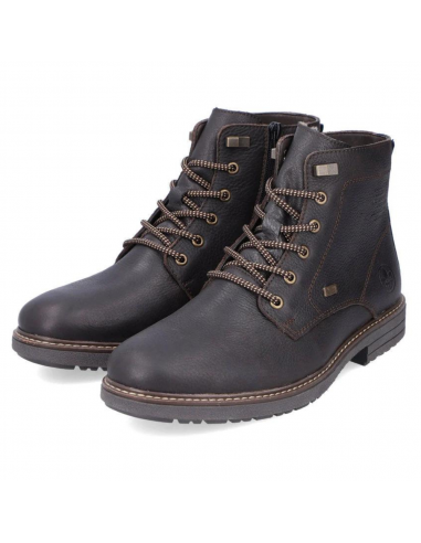 Rieker Dwayne 21 Dark Brown Leather Boot (Men's) est présent 