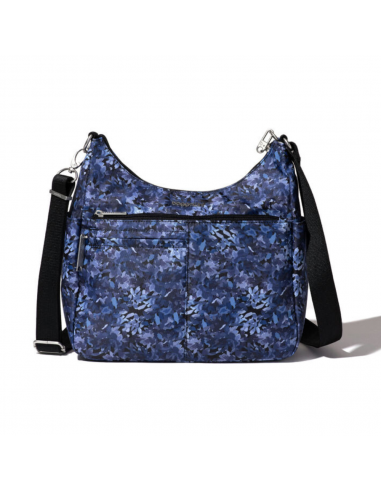 Baggallini Securtex Free Time Indigo Petal Crossbody Bag (Women's) shop