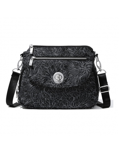 Baggallini Calais Midnight Blossom Crossbody Bag (Women's) des créatures d'habitude