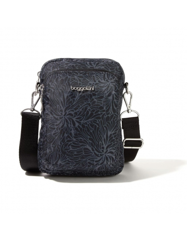 Baggallini Modern Everywhere Explorer Midnight Blossom Crossbody Bag (Women's) Jusqu'à 80% De Réduction