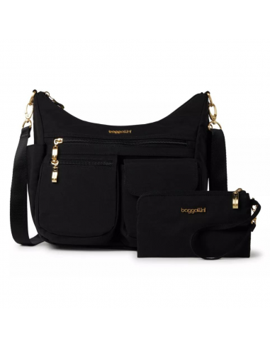 Baggallini Modern Everywhere Black/Gold Hardware Crossbody Bag (Women's) sélection de produits