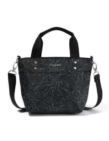 Baggallini Mini Carryall Midnight Blossom Tote Bag (Women's) outlet