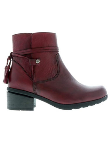 Wolky Idalia Oxblood Leather Bootie (Women's) Voir les baskets