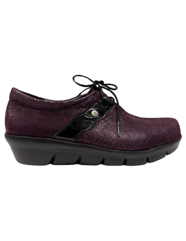 Wolky Muse Purple Venus Leather Shoe (Women's) basket pas cher