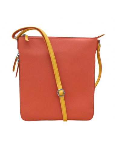 ili New York Expandable Coral/Sunshine Crossbody Bag store