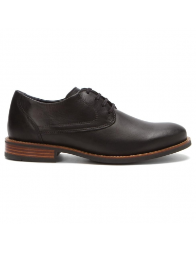 Wolky Georgetown Black Brushed Leather Oxford (Men's) en stock