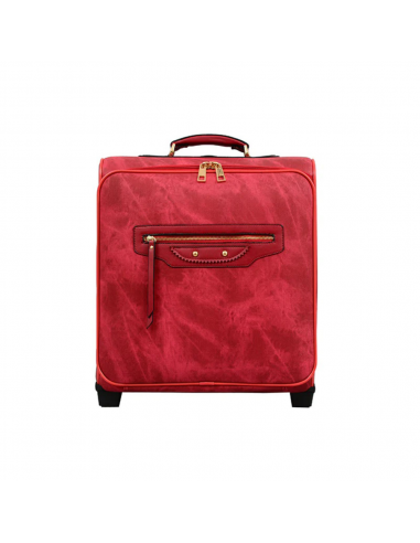 Mellow World Dani Denim Washed Red Suitcase (Unisex) est présent 