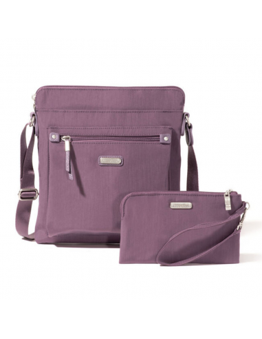 Baggallini Go Bagg With RFID Phone Misty Purple (Women's) Paris Déstockage Promo