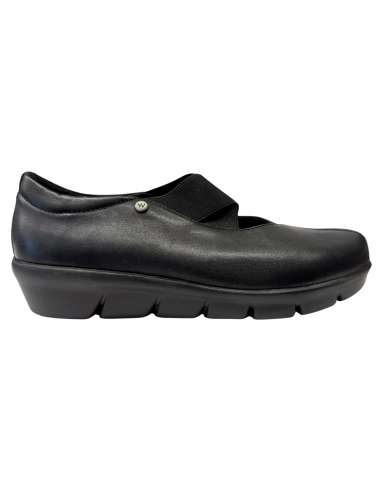 Wolky Cursa Mighty Black Leather Shoe (Women's) des créatures d'habitude