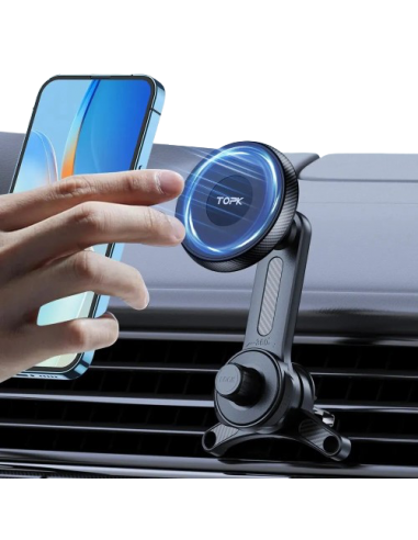 Support téléphone magnétique voiture pour iPhone pas cher