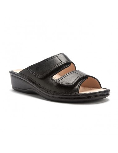 Finn Comfort Jamaica Sandal Black Nappa Leather (Women's) Faites des économies