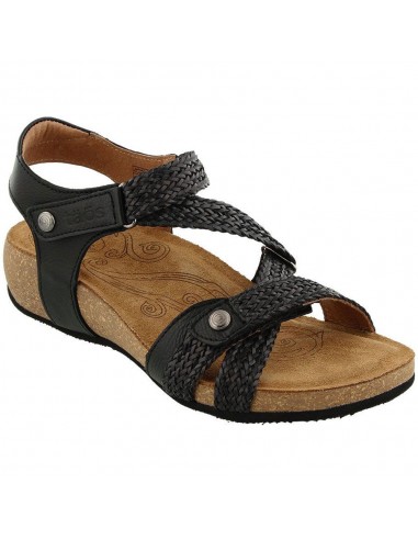 Taos Trulie Sandal Black Leather (Women's) de votre