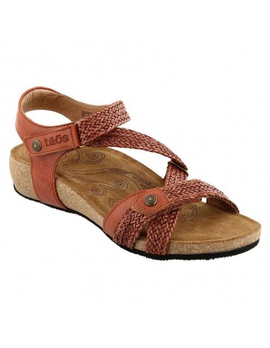 Taos Trulie Sandal Brick Leather (Women's) Paris Déstockage Promo