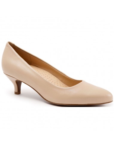 Trotters Kiera Heel Nude Leather (Women's) Livraison rapide