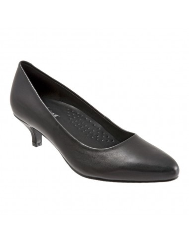 Trotters Kiera Heel Black Leather (Women's) vous aussi creer 