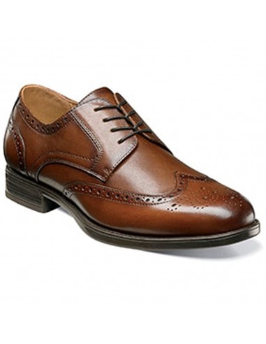 Florsheim Midtown Wingtip Oxford Cognac Leather (Men's) Voir les baskets