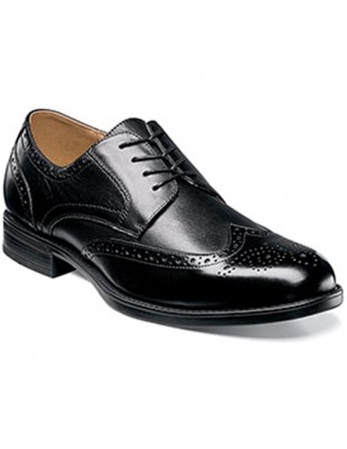 Florsheim Midtown Wingtip Oxford Black Leather (Men's) s'inspire de l'anatomie humaine