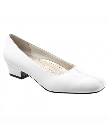 Doris White Leather Pump (Women's) Les magasins à Paris et en Île-de-France