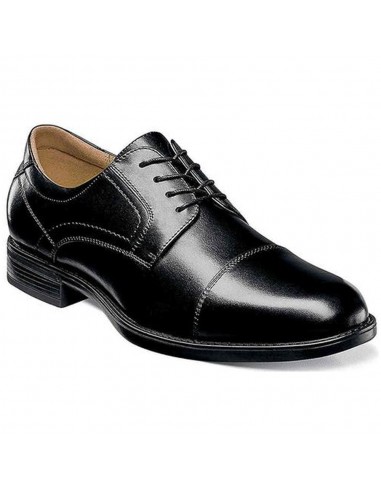 Florsheim Midtown Cap Toe Oxford Black Smooth Leather (Men's) Dans la société mordern