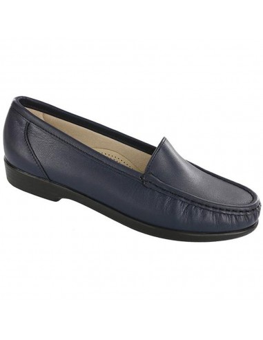 SAS Simplify Loafer Navy Leather (Women's) pas cheres