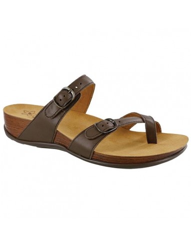 SAS Shelly Slide Sandal Coffee Leather (Women's) ou a consommer sur place