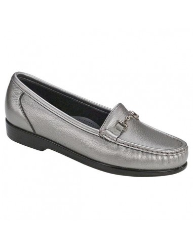 SAS Metro Loafer Pewter Leather (Women's) pas cher chine