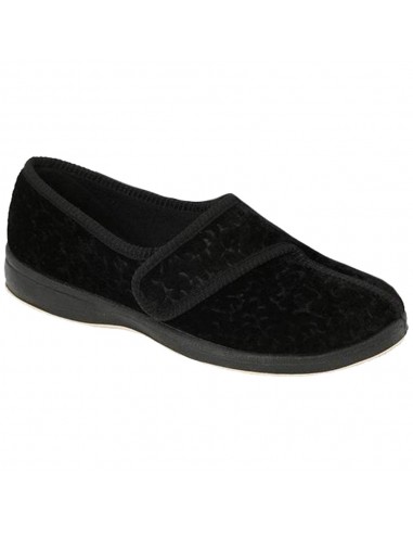 Foamtreads Jewel Slipper Black Velour (Women's) Le MVP de beaucoup