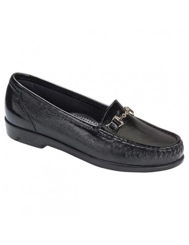 SAS Metro Loafer Black Patent Leather (Women's) en linge