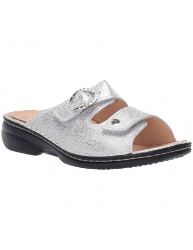 Finn Comfort Mumbai Sandal Argento Leather (Women's) Pour