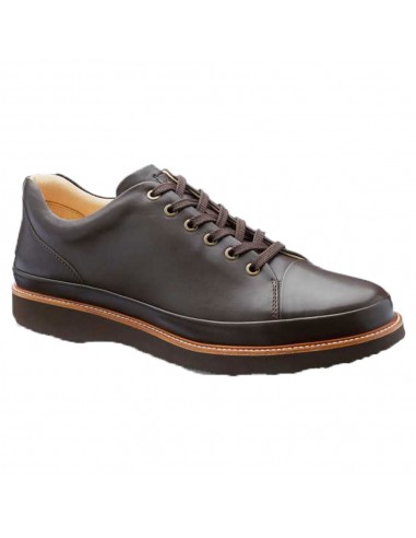 Samuel Hubbard Dress Fast Brown Leather Sneaker (Men's) solde